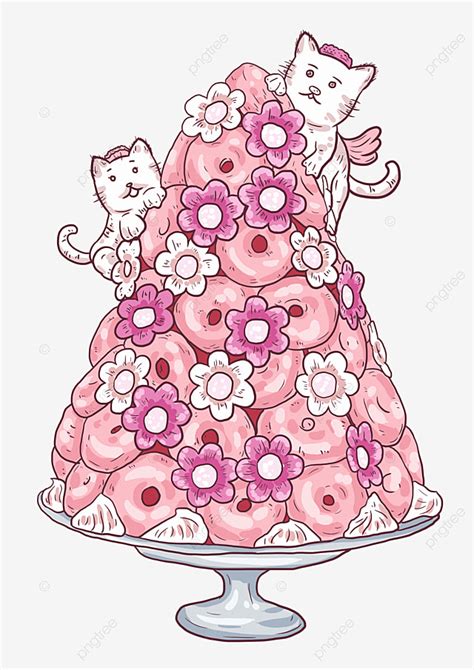 Gambar Kartun Kucing Warna Pink - Koleksi Gambar HD