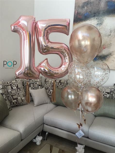 get 15 birthday balloons | 15th birthday party ideas, 15th birthday decorations, 15th birthday