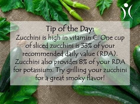 After all, zucchini and most other squash are about 95% water. Tip of the Day: Zucchini is high in the antioxidant ...