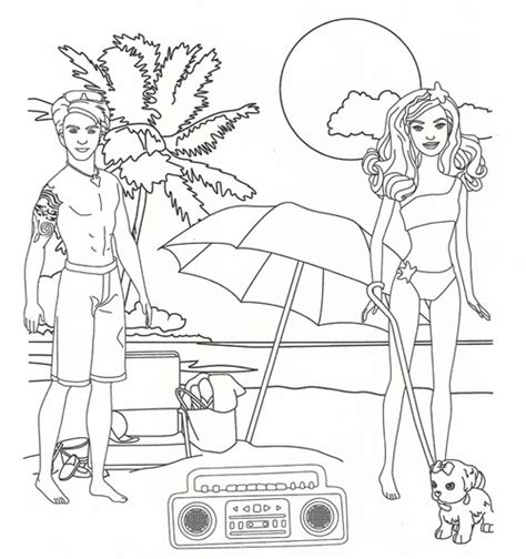 Get ready for some coloring enjoyable with free coloring sheet. Barbie - The Kid's Fun Review