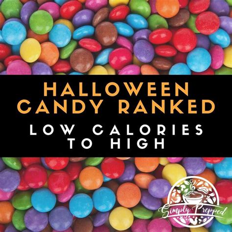 Cocoa liquor, cocoa butter, raw cane sugar fat: Halloween candy Ranked: low calories to high