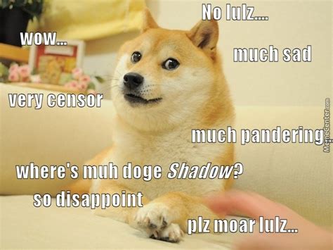 Crying cheems memes use two members of the doge meme family to represent one thing that is strong and one. Doge Sad Lulz by savak - Meme Center