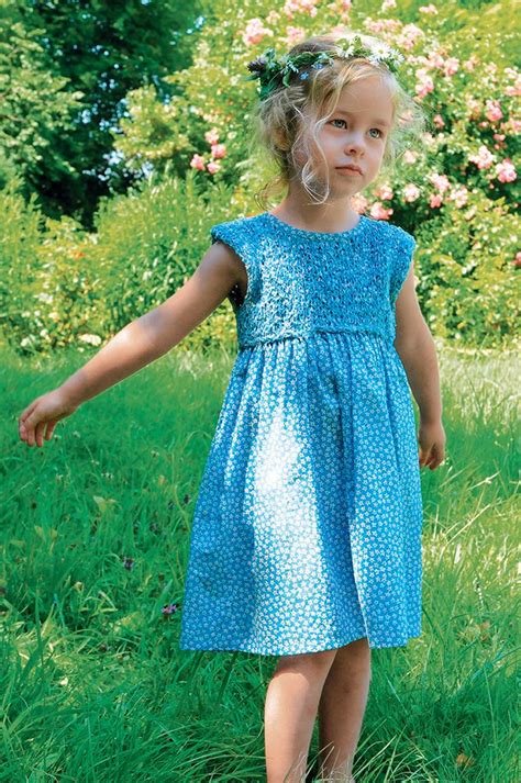 Archives des robe fille page 3 sur 4 pop couture. Patron de robe de petite fille | Robe petite fille, Patron ...