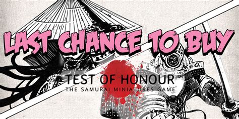 Your destiny is to become a warlord. Tabletop Fix: Warlord Games - Test of Honour Clearance Sale