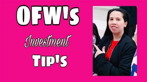 OFW's Investment Tip's - YouTube