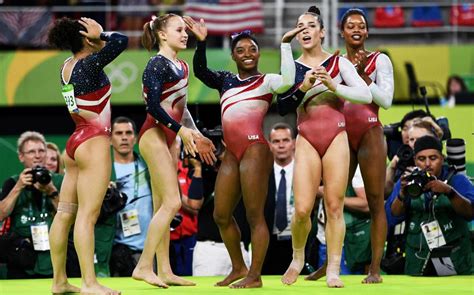 But through an incredible gymnastics career, american simone biles has more than earned the right to be with four olympic gold medals alongside a closet full of world championship gold, biles is in a 2021 tokyo summer olympics daily schedule. Rio Olympics 2016 women's team gymnastics final - Simone ...