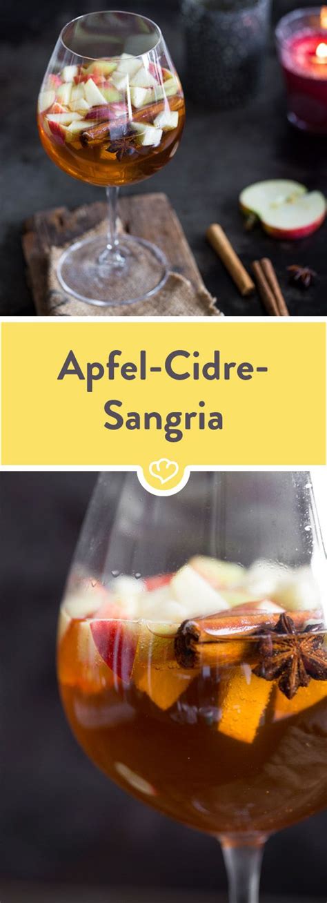 6:35 std (3) rezept von kiki63. Winterlich cool: Apfel-Cidre-Sangria mit Amaretto | Rezept ...