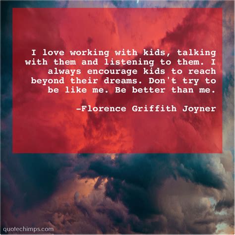 Griffith joyner became a global. Florence Griffith Joyner I love working with kids | My ...