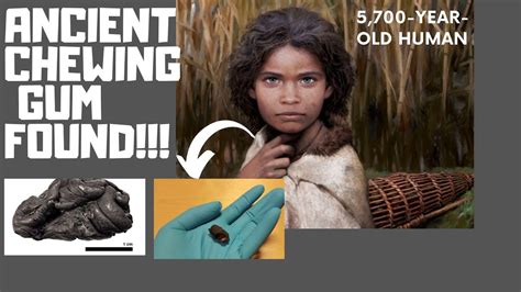 This piece contained genetic treasures beyond imagination. Ancient chewing gum - YouTube