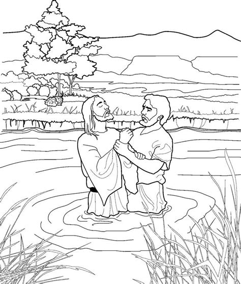 394.84 kb, 1250 x 1618. Jesus Baptism Coloring Pages - Coloring Home