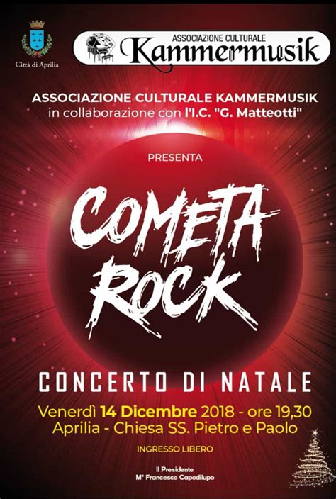 Informazioni complete su buffetti in aprilia, via giacomo matteotti, 43, 04011 aprilia lt, italy,. "Cometa Rock": tradizionale concerto di Natale ad Aprilia ...