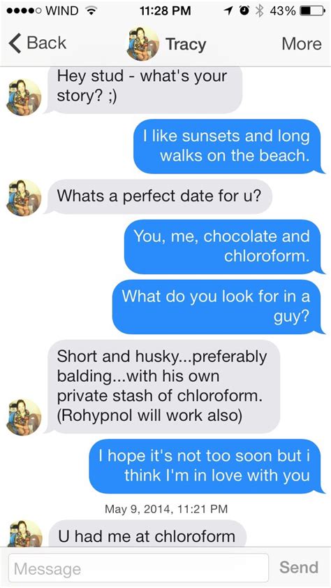 Hard pass, thanks for playing. The Best/Worst Profiles & Conversations In The Tinder ...