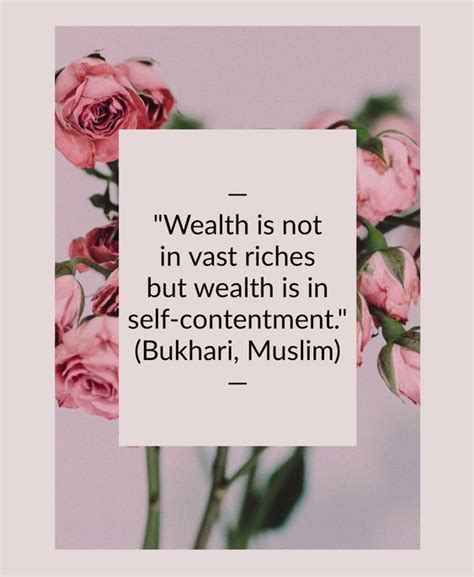 Are you sure it's not an absence of feeling? True wealth is in self contentment | Quran quotes, Love in ...