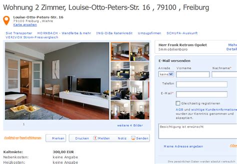 Jetzt wohnung mieten mit 3 bis 3,5 zimmer! Wohnung 2 Zimmer Louise-Otto-Peters-Str. 16 79100 Freiburg ...