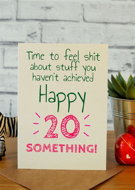 Heck, you could use these ideas for your best friend's 30th too! Twenty Something | Best friend birthday cards, Birthday cards for friends, Best friend birthday