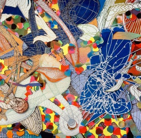 At 750 pieces and a completed size of about 24 by 16, the puzzle incorporates a curved design of overlapping circles in beautiful hues; Related image | Frank stella, Frank stella art, Abstract