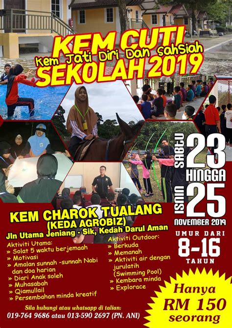 Setel sudah aktiviti hari ni =) first time datang dulu 9 tahun lepas. Kem Motivasi Di Kedah: Kem Cuti Sekolah Di Kedah 2019