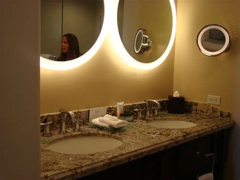 Browse a large selection of bathroom mirror designs, including fogless, lighted and framed bathroom mirrors in all shapes and finishes. Love these back lit mirrors in the bathroom | Lit mirror ...
