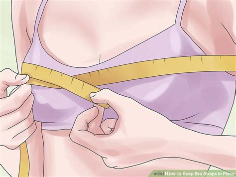 On this type of bra, the straps are placed narrowly on the back, ensuring no slippage. 4 Ways to Keep Bra Straps in Place - wikiHow