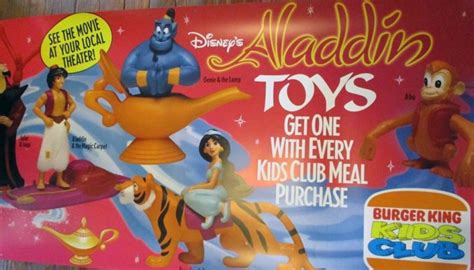 Playful minion spielzeug mcdonalds happy meal aktuell neu ovp uk. Burger King Jr. Meal Toys 1992 - Aladdin - Kids Time