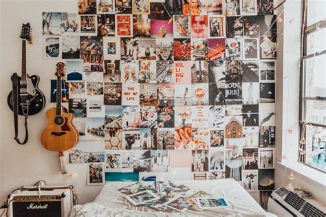 #and i kinda like it #makes me wanna create and make more art #slowly but surely #i'll fill it with more of my art works #bedroom wall #bedroom aesthetic #is it aesthetic enough? Collage Kit - By Tezza