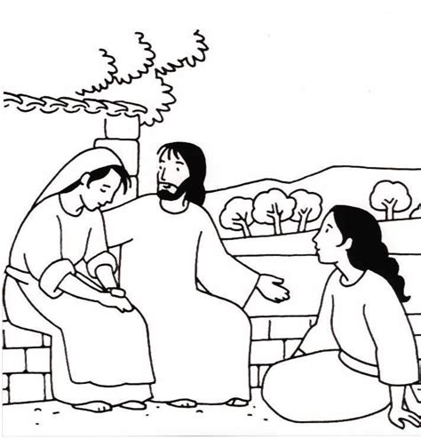 The holy bible is a great subject for kid's coloring pages that celebrates the life of jesus christ and teaches about the christian religion. Pin on Bible - Mary and Martha