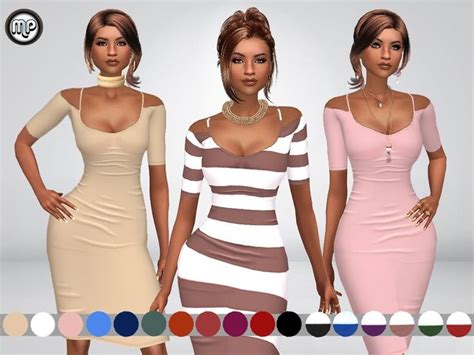 Pin on Vêtements Femmes Sims 4 approuvés