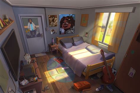 What is a junior one bedroom. ArtStation - My ideal Bedroom , Christopher junior Masuabi