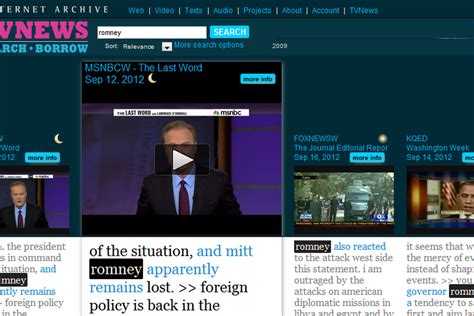 Internet Archive now lets you search and jump to any line in 350,000 news broadcasts - The Verge