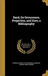 Naipaul is the world's writer, a master of language and perception. new york times book review. Sand, Its Occurrence, Properties, and Uses; A Bibliography ...