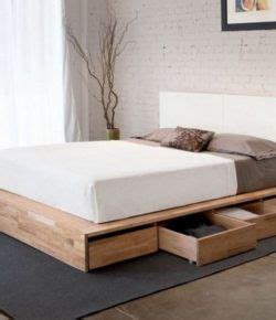 A platform bed sounds even better with storage options for blankets, books and other accessories. Do-It-Yourself Bed With Drawers | Bed design, Diy platform ...
