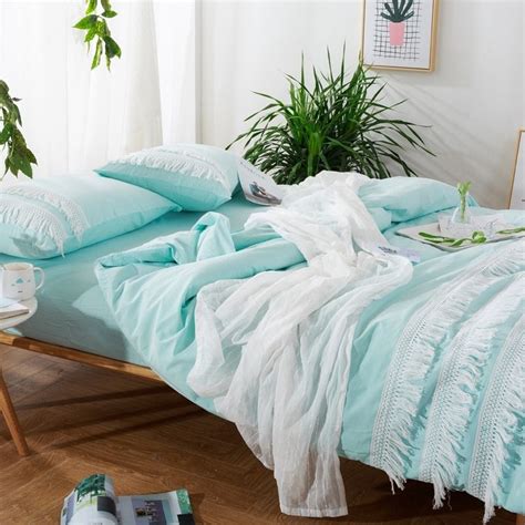 The guest room is also my room.it houses all of my clothes and my bedroom furniture from before we were married. Tiffany Blue Full Size #Bedding #Bedspread #Bedroom Sets ...