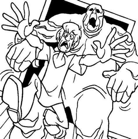 Coloring scooby doo & friends mystery machine giant coloring page crayola crayons | kimmi the clown. Scooby Doo Monster Coloring Pages - Coloring Home