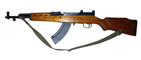 Two titans of arms design the ak series of rifles and the sks are two russian designs that are designed to be infantry rifles. SKS - Military Wiki