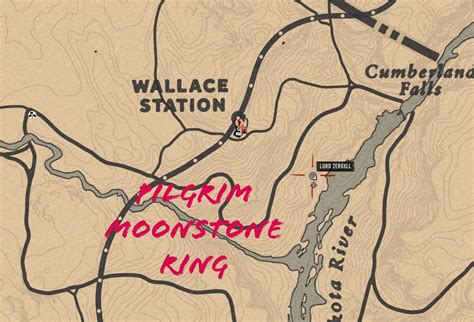 Then, head south down to rhodes, sell your gold bar, and play at black jack to wind gambler challenge 2, and buy the varmint rifle while you are there. Location Pilgrim Moonstone ring today : RedDeadCollector