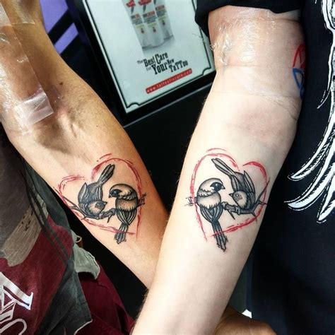 This tattoo includes a black outlined yin, which if you're looking for a unique and over the top couples tattoo, look no more as this wine pouring tattoo is the perfect tattoo for lovebirds. Ink Your Love With These Creative Couple Tattoos - KickAss ...