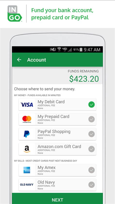 Cash card is a visa debit card generated by cashapp that you can use to pay merchants and retailers with. Ingo Money - Cash Checks Fast - Android Apps on Google Play