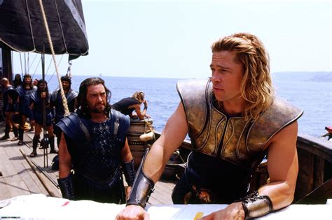 An adaptation of homer's great epic, the film follows the assault on troy by the united greek forces and chronicles the fates of the men involved. Troy (2004) - Movie Still | Brad pitt, Troja, Brad pitt troy