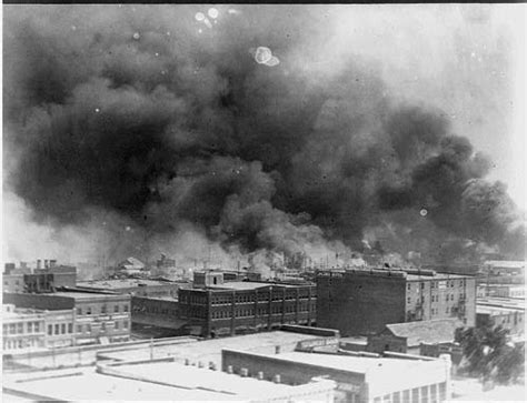 The tulsa race riot or the tulsa massacre, greenwood massacre, or the black wall street massacre of 1921 is an event in which white rioters destroyed a prosperous black community in tulsa, oklahoma. African American ME!: The Burning of Greenwood, Oklahoma ...