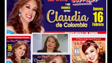 Hoy daría yo la vida por no verte más. Claudia de Colombia -Album -Ternura Completo - YouTube