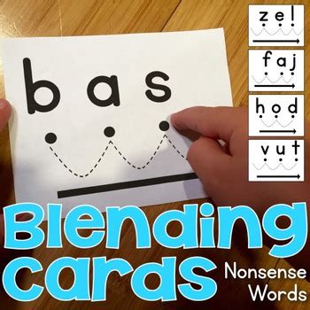 My district now has the children tested not only on sounding out cvc words as before, but also nonsense words as well. Blending Cards for CVC Nonsense Words by What I Have ...