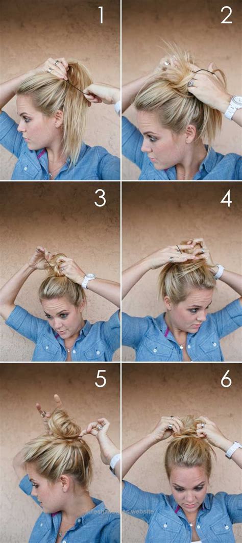 Pull a curling iron through the hair strand in a downward twisting motion. Best 5 Minute Hairstyles - Step by Step Hair Tutorial ...