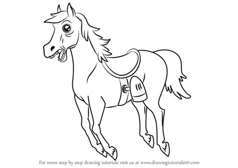 Written and illustrated by kat leyh. Step by Step How to Draw Paralyzed Horse from Bravest Warriors : DrawingTutorials101.com