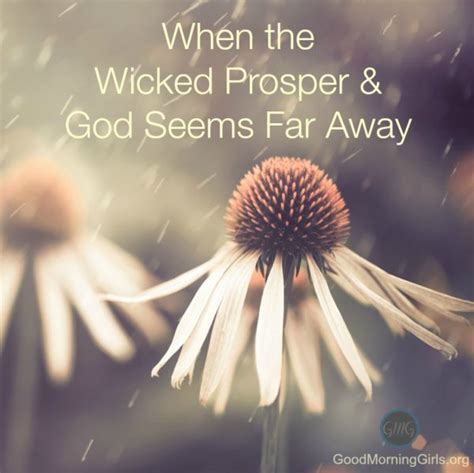 We did not find results for: When the Wicked Prosper and God Seems Far Away {Psalm 10 ...