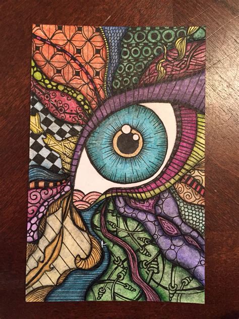 Maybe you would like to learn more about one of these? Zentangle postcard in 2020 | Tangle art, Sharpie art, Mandala design art