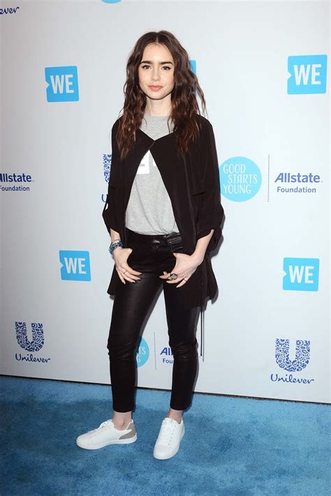 Sofía daccarett char (born april 10, 1993), known professionally as sofia carson, is an american actress and singer. Lovely Ladies in Leather: Lily Collins in leather pants