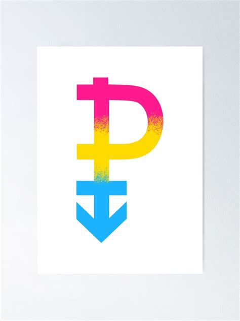 The pansexual pride flag was designed as a symbol for the pansexual community to use. "Pansexual Symbol" Poster by Nalidsa | Redbubble