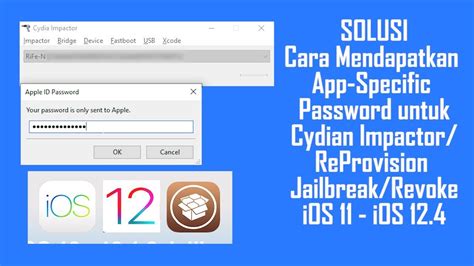 In fact, if you don't know about it, you might. Cara Mendapatkan App Specific Password untuk Cydia ...