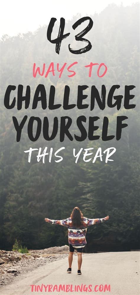 6 Great Ideas for Personal Challenges | Improve self ...
