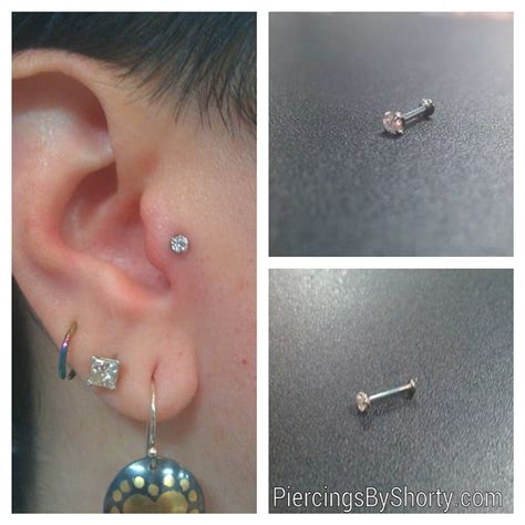 What's the best way to remove a nose stud? Tragus Piercing with Neometal 18g flatback and 2mm Prong ...